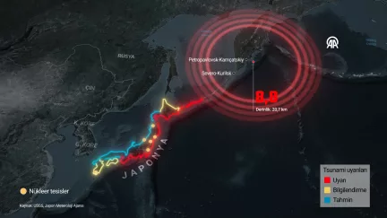 Rusya'daki Yanardağ Faaliyete Geçti! Kasaba Sular Altında Kaldı, OHAL İlan Edildi