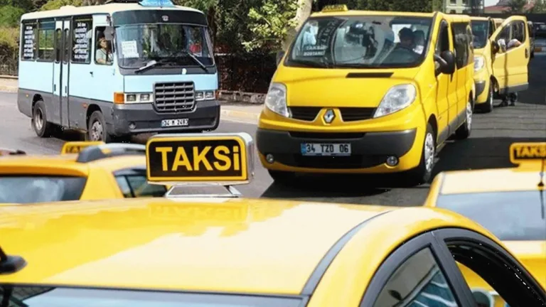 Taksi, Dolmuş ve Servisler Vergi Kapsamına Alındı: Yeni Yılda Ulaşımda Büyük Zam Kapıda