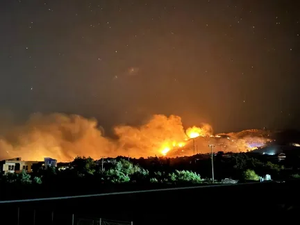 Alanya’da Orman Yangını: Evler Tahliye Edildi, Elektrikler Kesildi